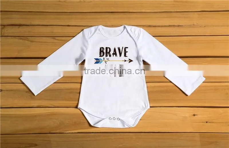 2016 hoe sale !!baby onesie long sleeve / baby onesie custom printing / plain baby onesie