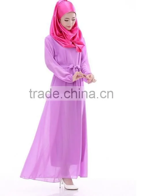 muslim fancy maxi dress with long sleeve