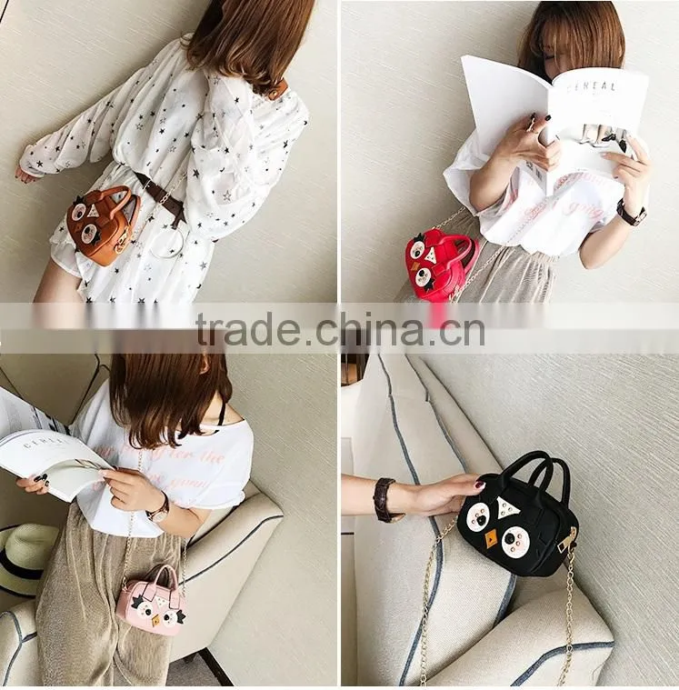 fashion custom tote bags no minimum long chian shoulder handbag cross body bag
