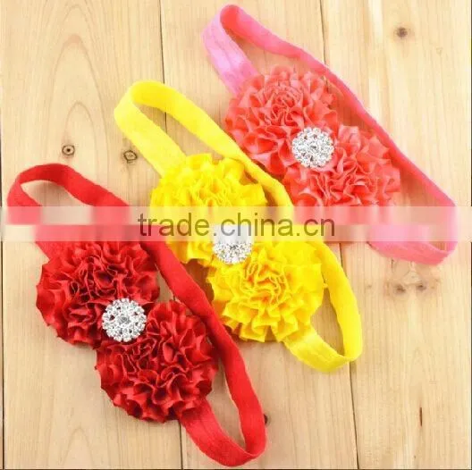 2016 Burst Satin Ribbon Floral with children's Christmas headdress 26-color spot