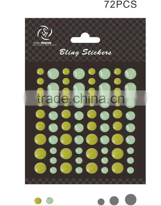 2015 fashion high quality car sticker ,rhinestone sticker