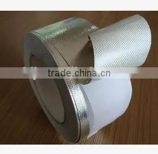 2015 hot sale roofing aluminum foil tapewith glassfiber mesh tape