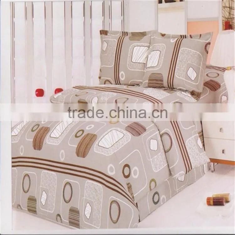 2017 new style pure cotton bedding set,China factory direct sale printing bedding set