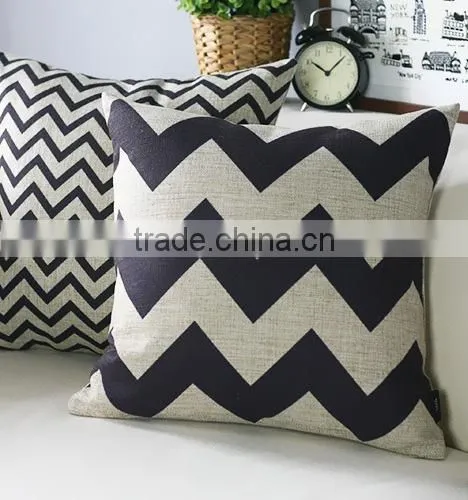 2014 new design cotton linen sofa cushion