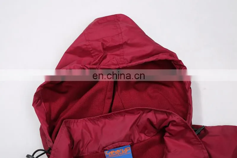 Custom fashion high quality reflective windbreak jacket for men