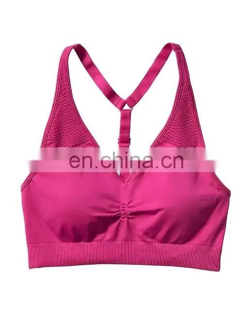 2017 New Fashion Hot sales women top wholesale sports polyester bra