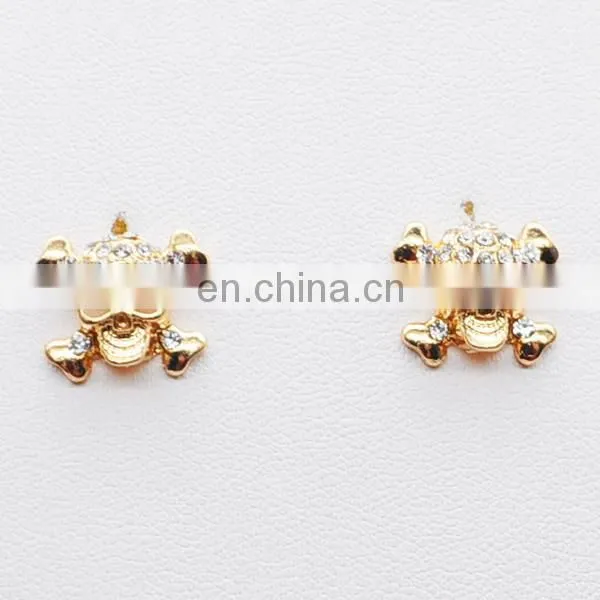 Brife light blue mint fan bubble teardrop adult women earrings