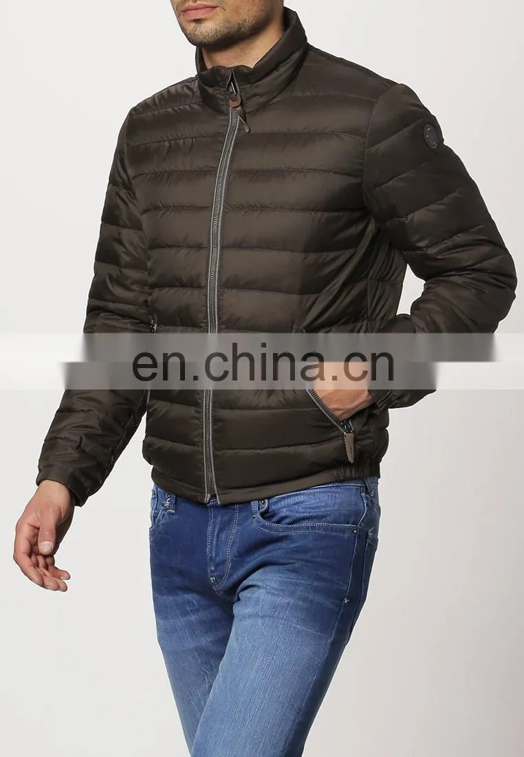 men western fake down jacket