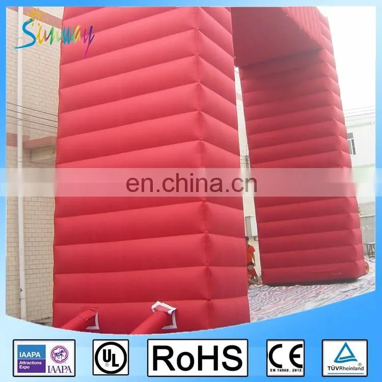 Giant Red Square Inflatable Finish Line Arch