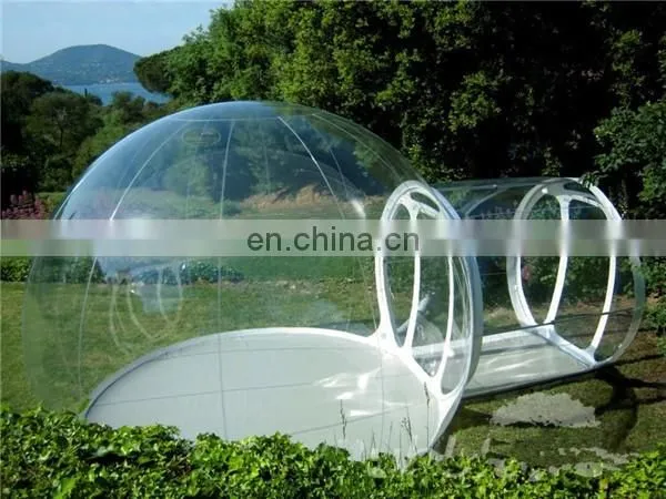 0.8mm pvc Clear Bubble Party Event Tent inflatable advertising Inflatable Bubble Tent camping cube tent