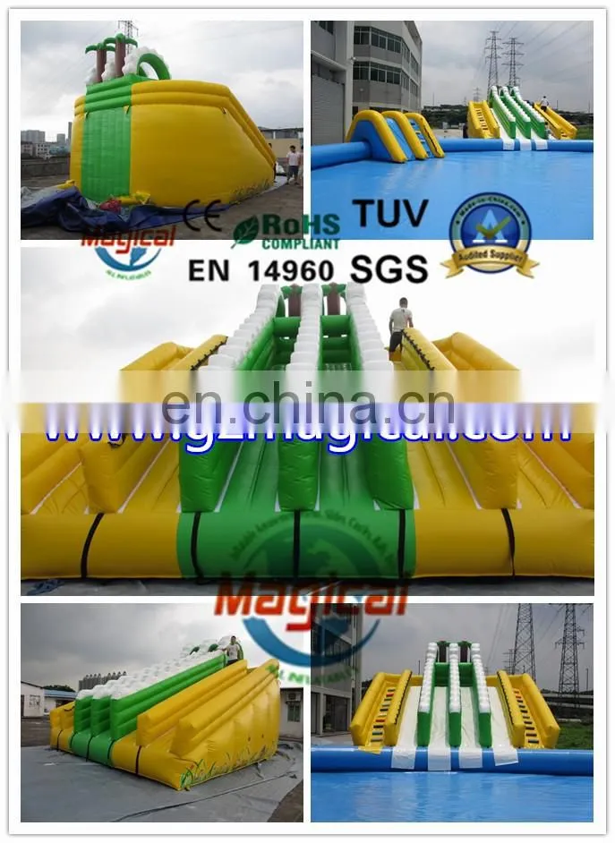 inflatable water slide mini park/kids water game inflatable amusemment slide