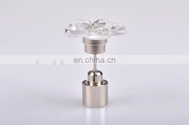 flower shaped LED flashing earring for lady
