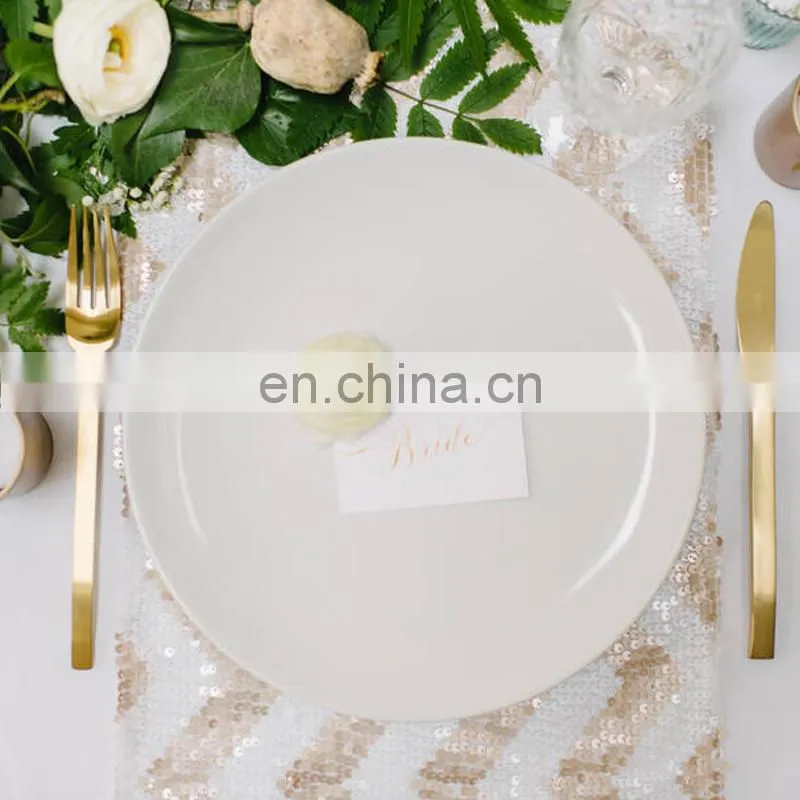 TR010C wholesale cheap made in china red satin table runners for weddings