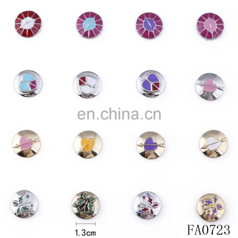 All sorts of color enamel custom snap buttons