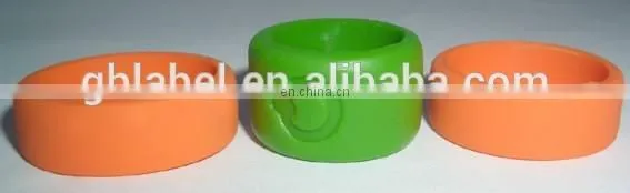 cheap custom imprited silicone thumb ring