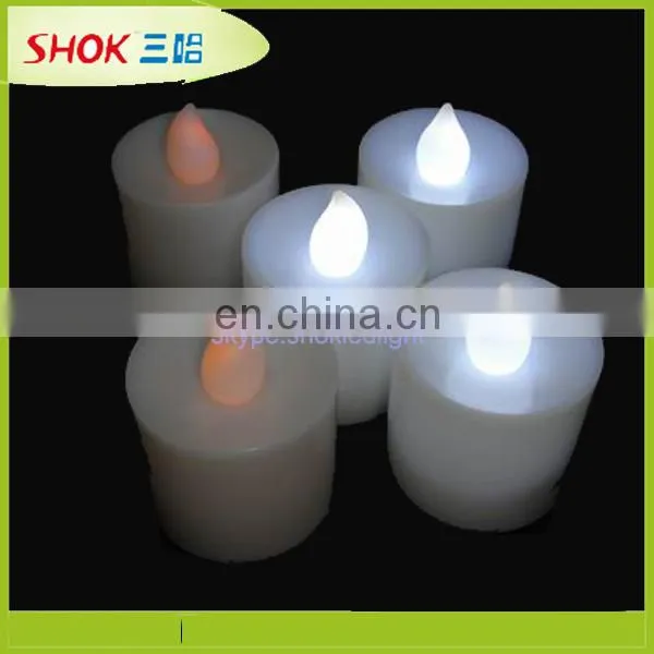 Beautiful in colors new design purple flashing led candle