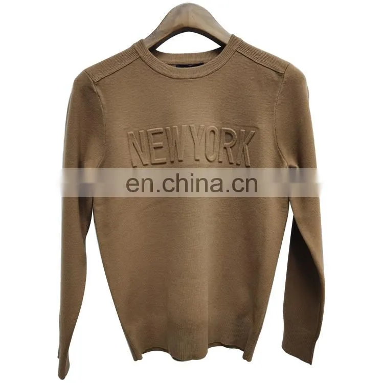 DiZNEW Custom Casual Mens Christmas Pressure Your Own Logo Knitted Sweater