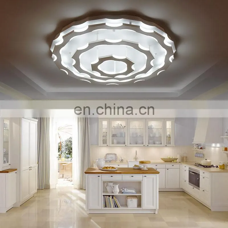 Simple style ceiling lamp LED 3-layer shape combination acrylic ceiling lamp