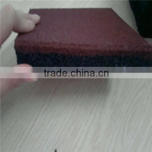 Anti-skid rubber floor/school rubber flooring