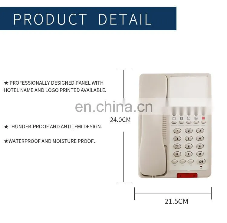 Honeyson hotel room telephone for sale HS-0001B