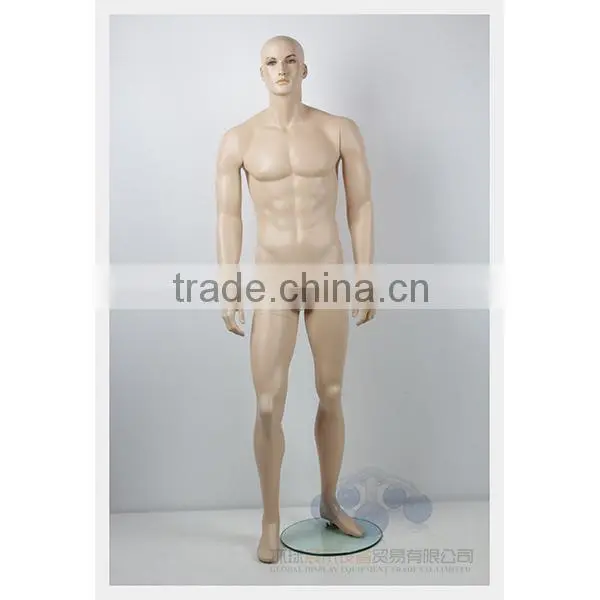 Factory price fiberglass skin color male mannequin on sale