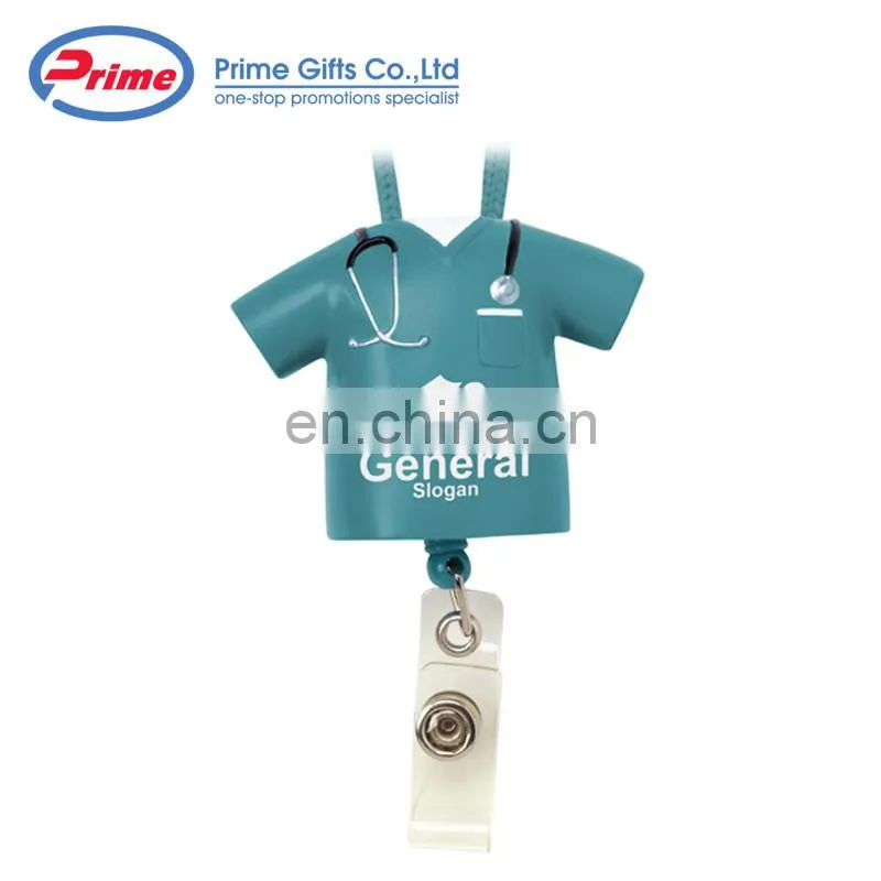 Inspired Metal Retractable Badge Reel with Slip Clip Backing