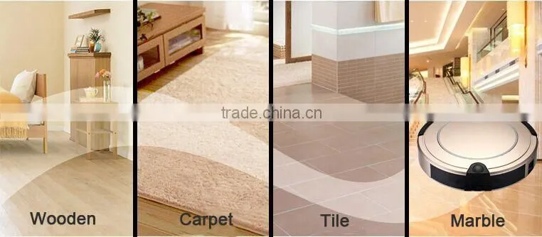 Good robot vacuum cleaner with double anti-collision China factory