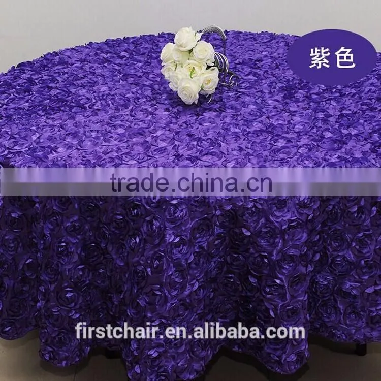 Wedding Decoration Red Rose Table Cloth HM-ZB62