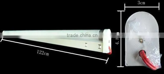 High brightness low power consumption 1200mm T8 fluorescent light fitting