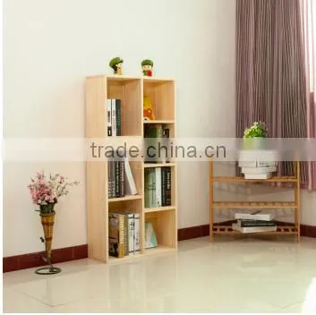Customize 100% Solid wood luggage carrier/pine wood display book shelf