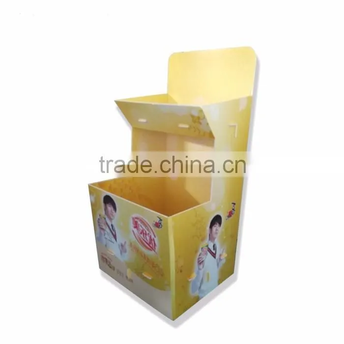 Wholesale Promotion Grocery Store Eco-friendly Cardboard Display Shelf