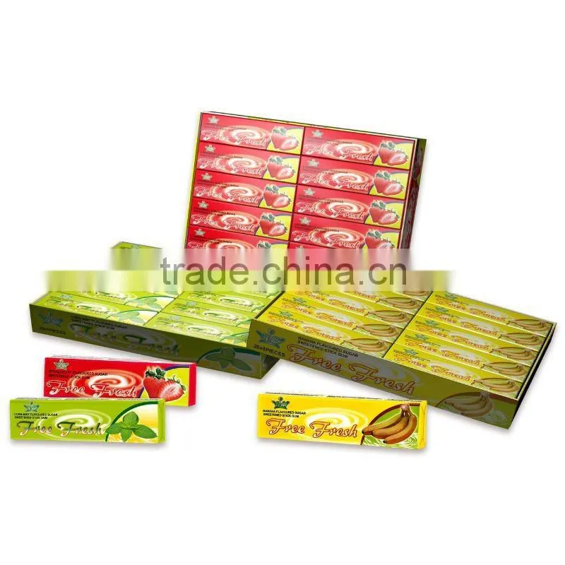 Fruit Flavor Chewing Gum