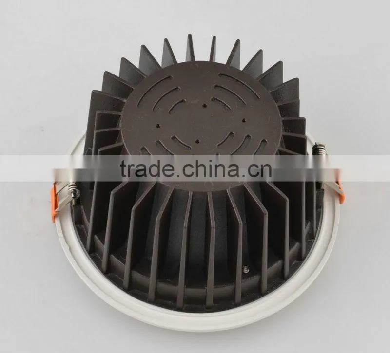 Mounted hole 95mm round up and down cob led downlight led recessed mounted down light dimmable led downlight CE/ROHS 10w
