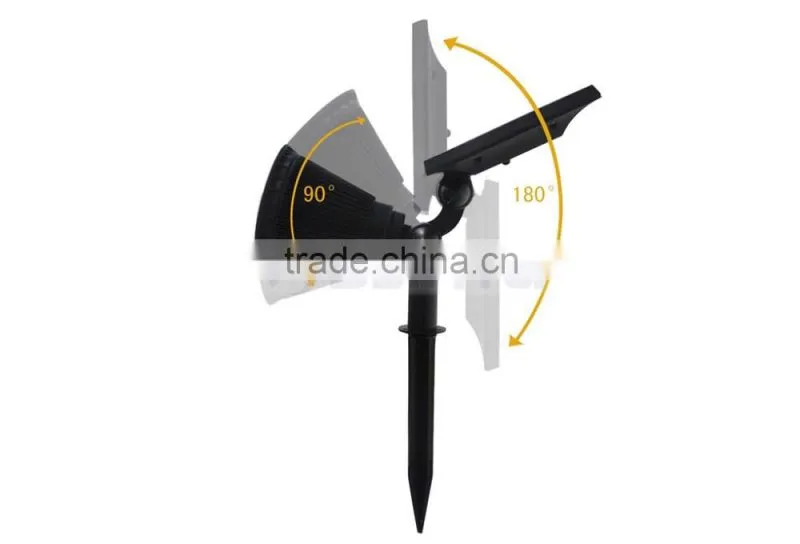 Waterproof Landscape 4 LED Solar Spotlight Outdoor Wall Lamp