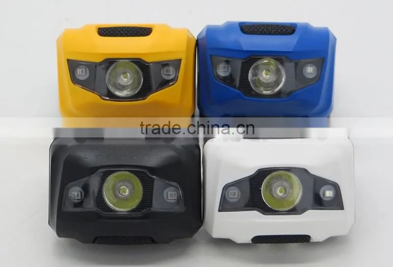 AAA Battery Car Headlamp LED Portable Blue Headlight