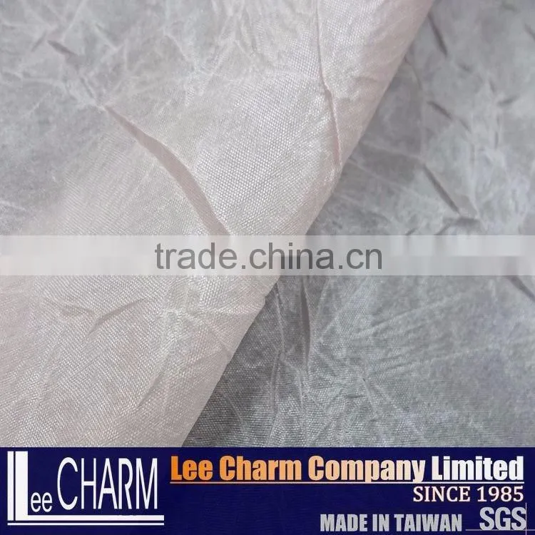 Glimmer Baby Pink Crepe Fabric for Dresses