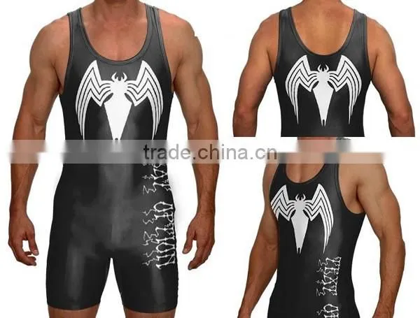 Make your own design china wrestling singlets/cheap custom wrestling singlets with low moq