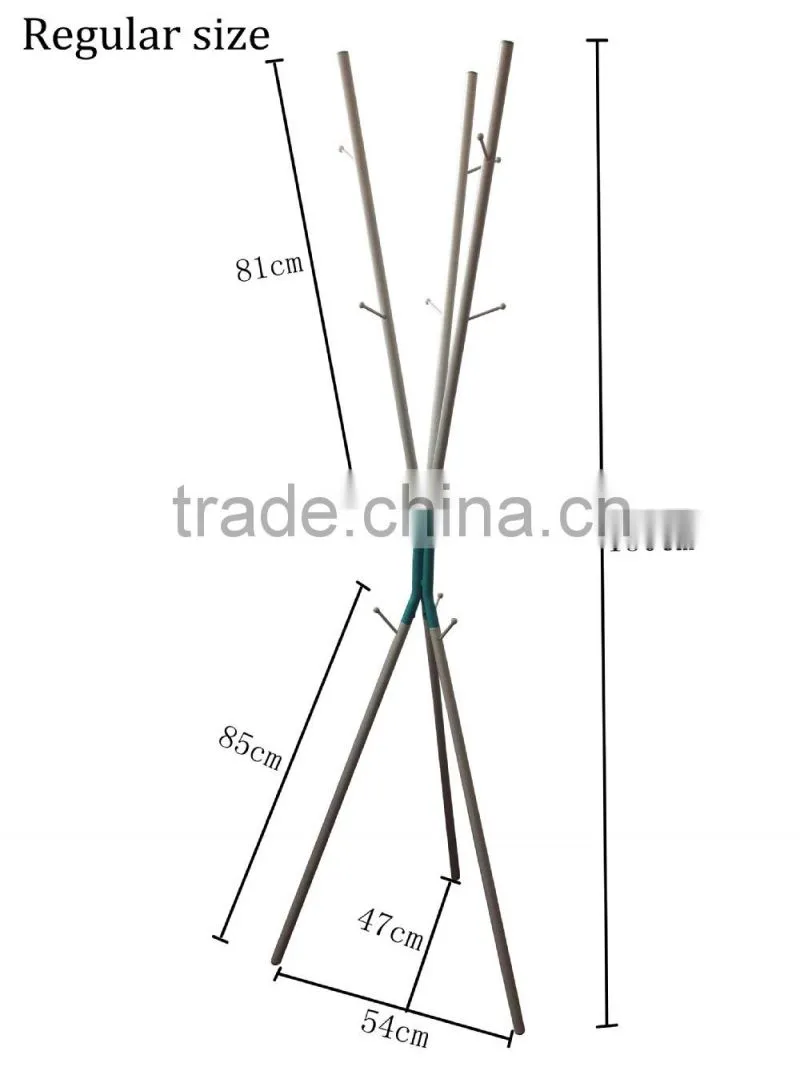 Tree shape Great for steel shop clothes hanger stand