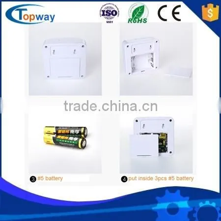 360 Degree Rotation Wireless LED Motion Sensor Security Light for wall