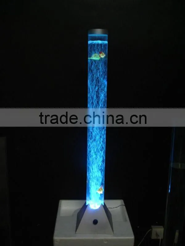 plastic fish lamp,sell wedding lamp ,plastic vase ,led flower vase,craft light,water column light led light