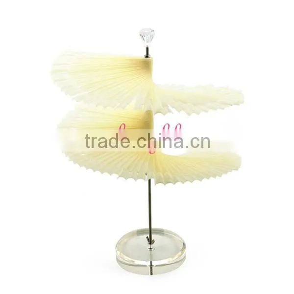 Good quality plastic nail art color tree layers nail display 120