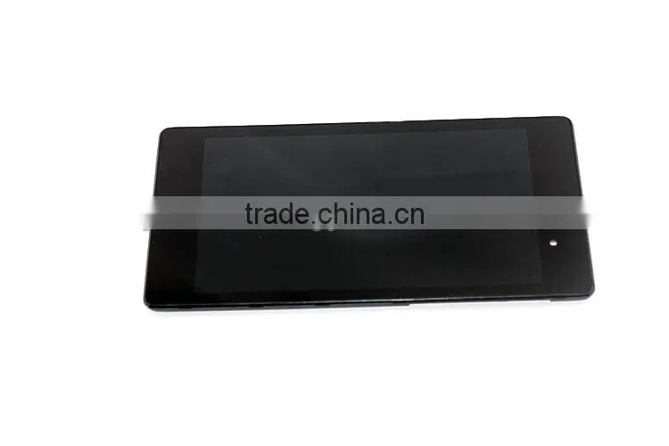 For ASUS Google Nexus 7 2nd gen 2013 LCD Display Panel Touch Screen Digitizer Black + Bezel Frame Assembly