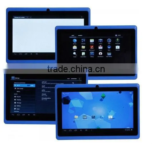 top sell Allwinner A13 7 inch capacitive touchscreen tablet Android 4.1 with wifi two cameras