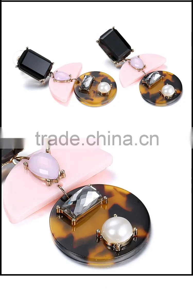 Hot Selling Fashion Jewellery Acetate Earrings EA001