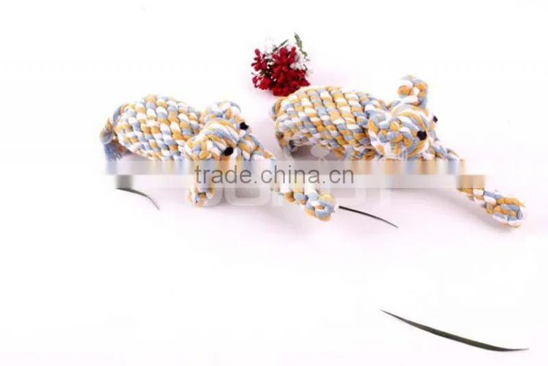 2014 all new mini elephant animal shape cotton pet toys and pet products