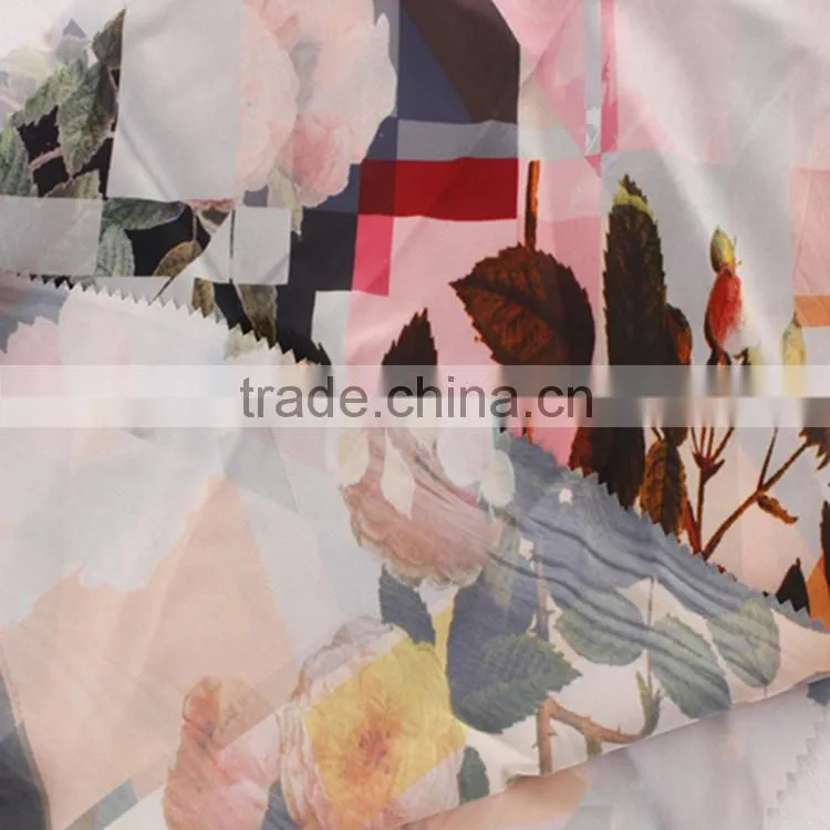 100 % digital printing knit jesrey cotton fabrics for t shirt fabrics clothing