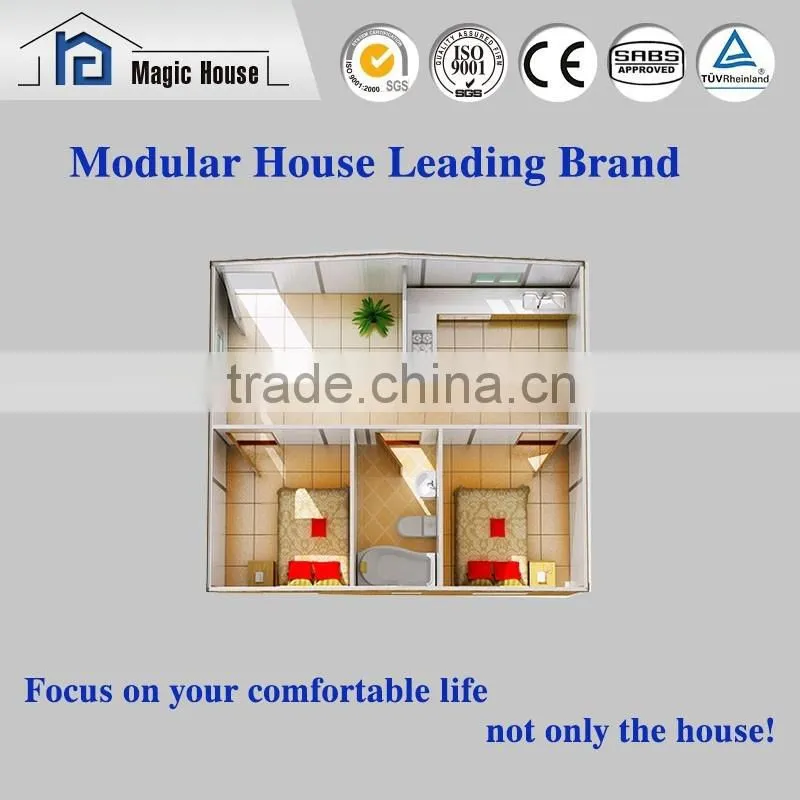 Modern Solid Sandwich Panel Prefab House for Accommodation