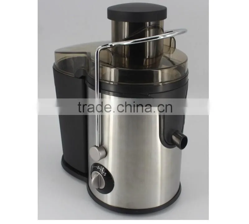 Stainless Steel Wide Feed Tube Electric Fruit Juicer 600w