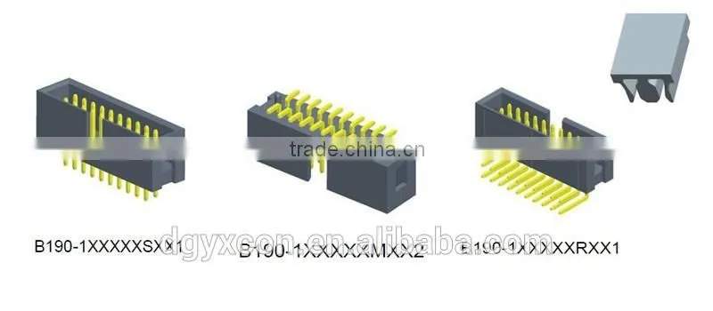 Pitch 2.54mm SMT black box header connector