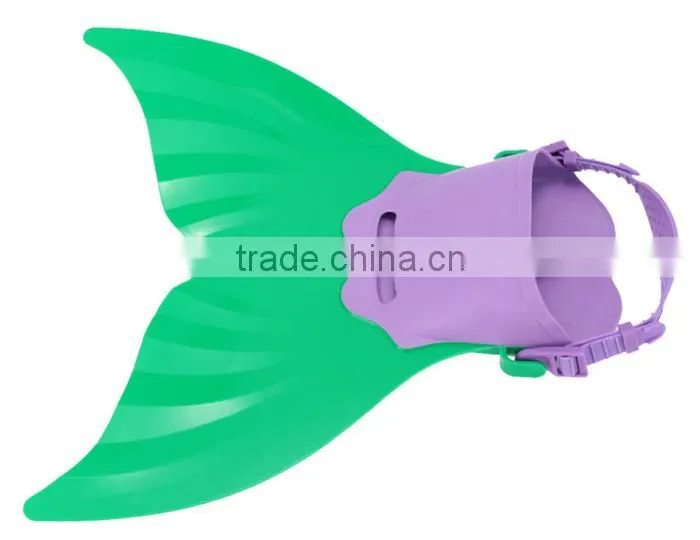 Kid Children Swimming Fins Training Flipper Mermaid Swim Fin Swimming Foot Flipper Diving Feet Tail Monofin